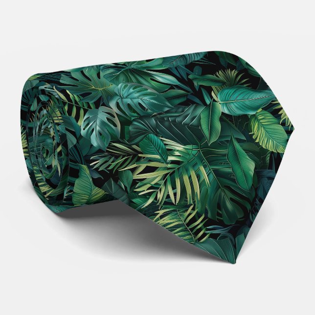Tropical Rainforest Löv Tie Slips (Rullad)
