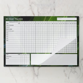 Tropical rainforest Monthly Habit Tracker Custom