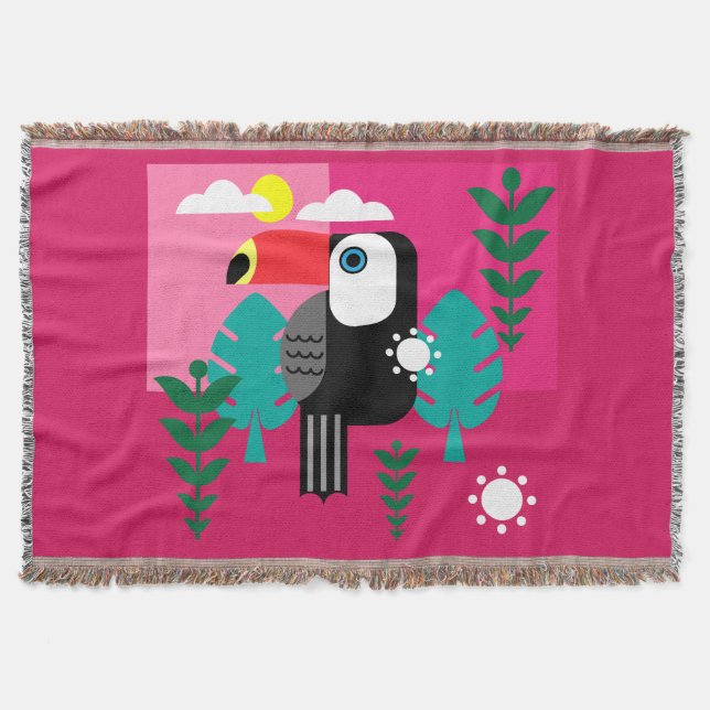 Tropical Rainforest Toucan Filt (Framsidan)