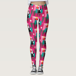 Tropical Rainforest Toucan Leggings