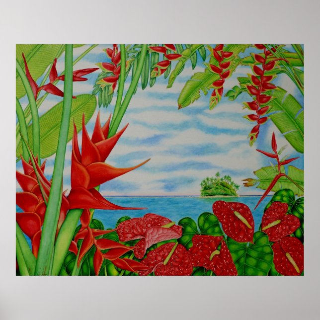 Tropical Red Poster (Framsidan)