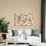 Tropical Retro Botanicals Canvastryck<br><div class="desc">Lägg till några badhusviber till ditt space med den här fantastiska blommigten. Stora snyggtar och vita blommor i vackra varma tonar ger solljus till vilket rum som helst. Färg av gult,  orange,  koral,  grönt,  brun och rosa Tropical Retro Botanicals Kanvastryck.</div>