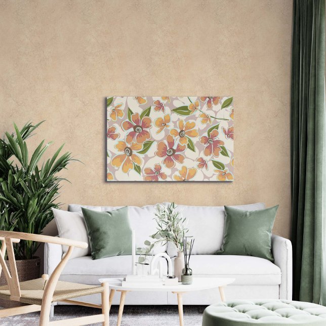 Tropical Retro Botanicals Canvastryck (Skapare uppladdad)