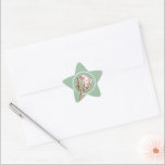 Tropical Rosa Protea Blommigt on Mint Stjärnformat Klistermärke<br><div class="desc">Den här STAR-blommigten är en vacker handmålad blommar för vattenfärgsproteafärgad rosa på en mint grönt,  och är vacker för inbjudningskomponenter,  party favors,  presentförpackningar med mera. Ändra bakgrunden färg till vad som helst! ALLA FORMER som gjorts för dig i vår butik samt MATCHING-objekt —> http://bit.ly/2TLWeM5 <—</div>