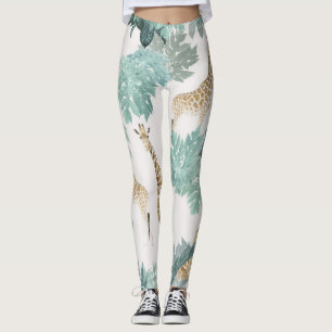 Tropical Safari Äventyr 1 #art #tropical Leggings