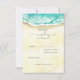 Tropical Sandy Beach Wedding OSA Kort