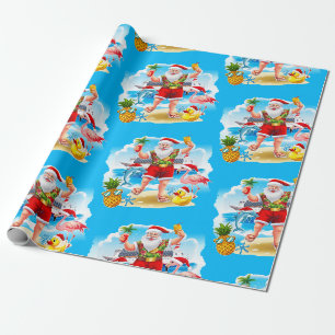 Tropical Santa Cruise Rubber Anka Presentpapper