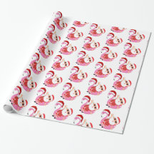 Tropical Santa Flamingo jul