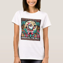 Tropical Santa Roligt Women's T-Shirt