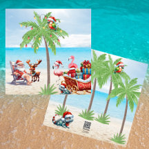 Tropical Santa & Rudolf Jul i juli Party