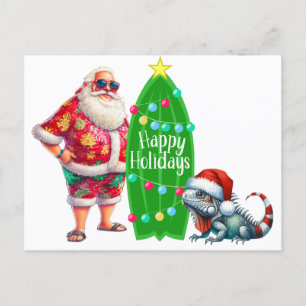 Tropical Santa Vykort