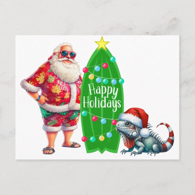 Tropical Santa Vykort (Framsida)