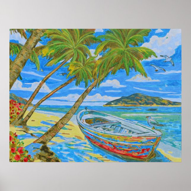 Tropical Scene  Poster (Framsidan)
