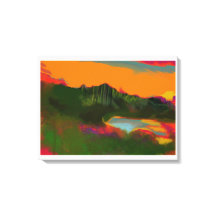 Tropical Scene sommar Sunset