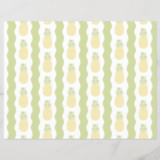 tropical scrapbooking paper reklamblad