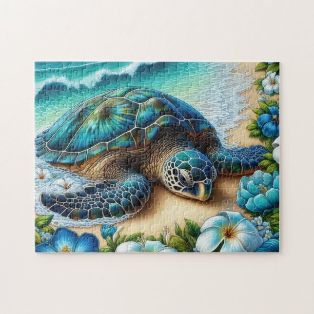 Tropical Sea Turtle Pussel (Horisontell)