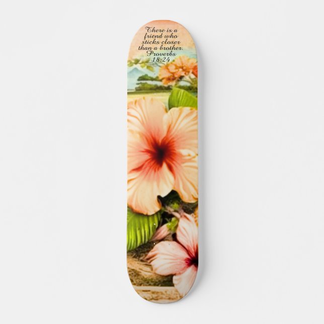 Tropical Skateboard Proverbs 18:24 (Framsida)