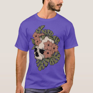 Tropical Skull T Shirt
