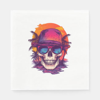 Tropical Skull Vibe Pappersservett