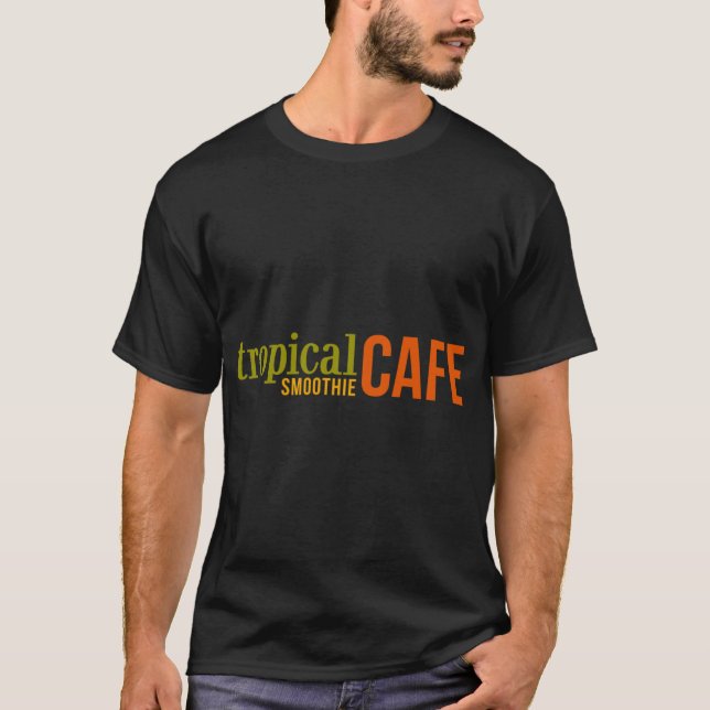 Tropical Smoothie retro vänner familj T Shirt (Framsida)