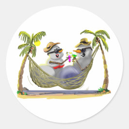 tRoPiCaL sNoWcOuPLe Runt Klistermärke