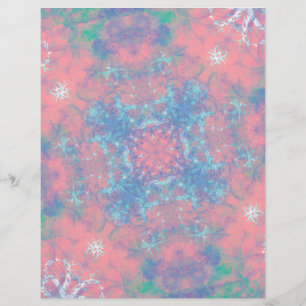 Tropical Snowflake Collage  Collection #6