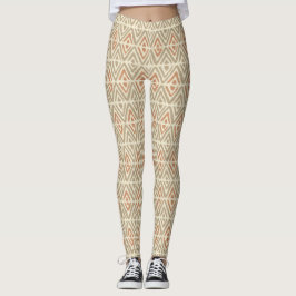 Tropical Spa Coordinates- Tribal Zig Zag Leggings
