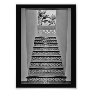 Tropical Stairway Fototryck