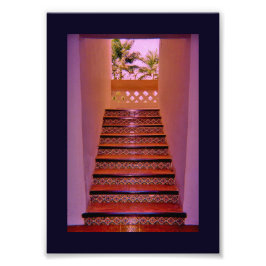 Tropical Stairway Fototryck