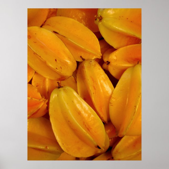 Tropical Star Fruit Poster (Framsidan)