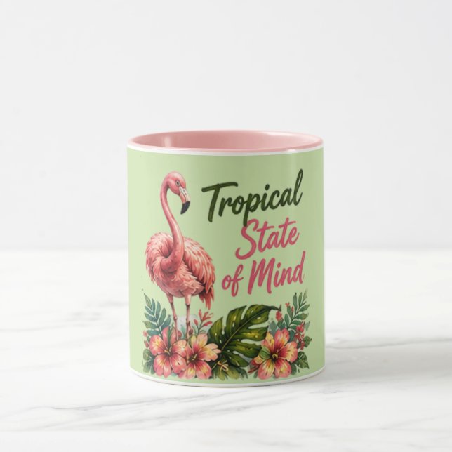 Tropical State of Mind Mugg Grön (Center)