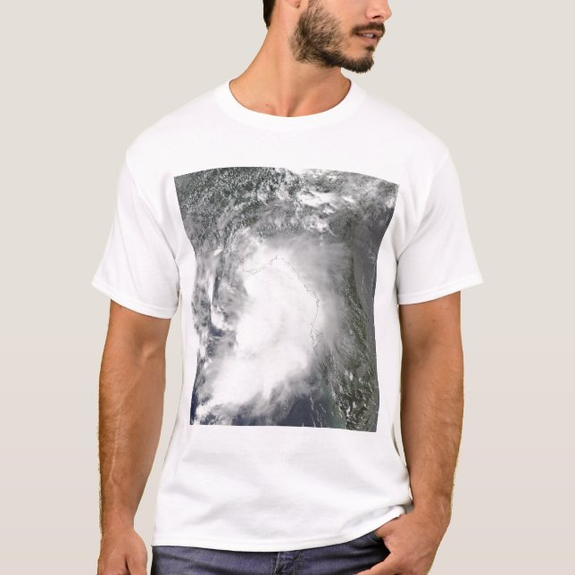Tropical Storm Claudette T Shirt (Framsida)