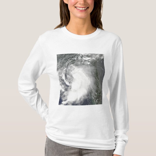Tropical Storm Claudette T Shirt (Framsida)