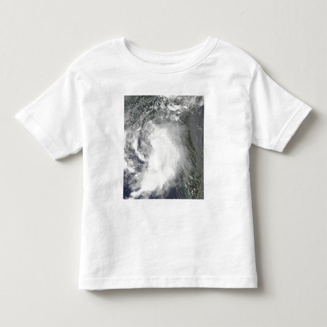 Tropical Storm Claudette Tee Shirt (Framsida)