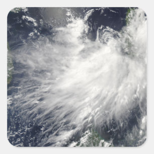 Tropical Storm Conson Fyrkantigt Klistermärke