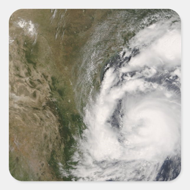 Tropical Storm Dolly Fyrkantigt Klistermärke (Framsida)