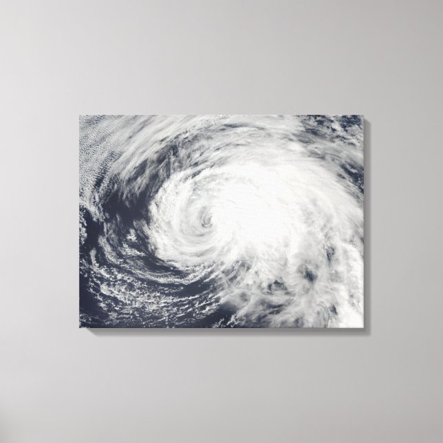 Tropical Storm Ele i centrala Stilla havet Canvastryck (Framsida)