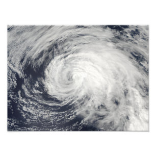 Tropical Storm Ele i centrala Stilla havet Fototryck