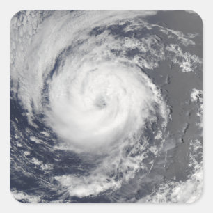 Tropical Storm Guillermo Fyrkantigt Klistermärke