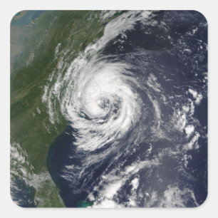 Tropical Storm Gustav Fyrkantigt Klistermärke