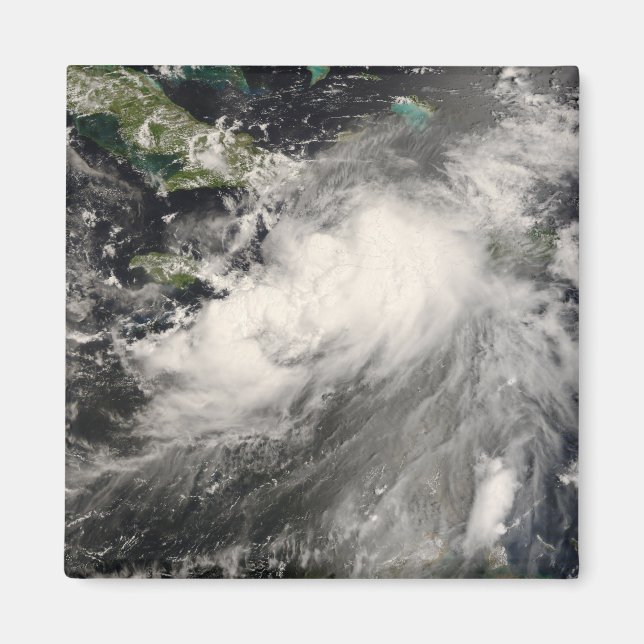 Tropical Storm Gustav i Karibiska havet Magnet (Framsidan)