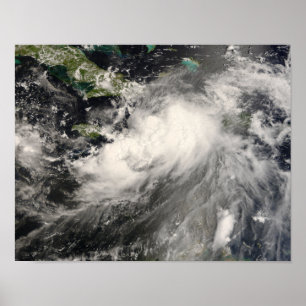Tropical Storm Gustav i Karibiska havet Poster