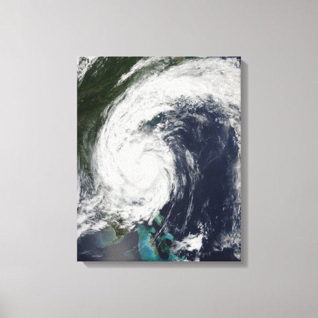 Tropical Storm Hanna över Öster Kusten Canvastryck (Framsida)