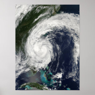 Tropical Storm Hanna över Öster Kusten Poster