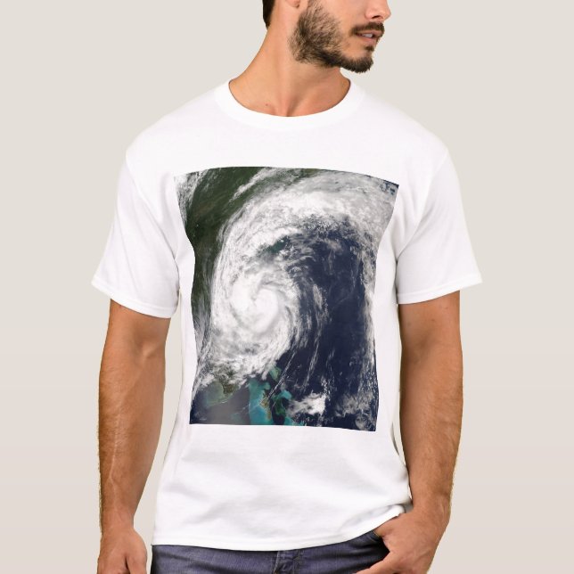 Tropical Storm Hanna över Öster Kusten Tee Shirt (Framsida)