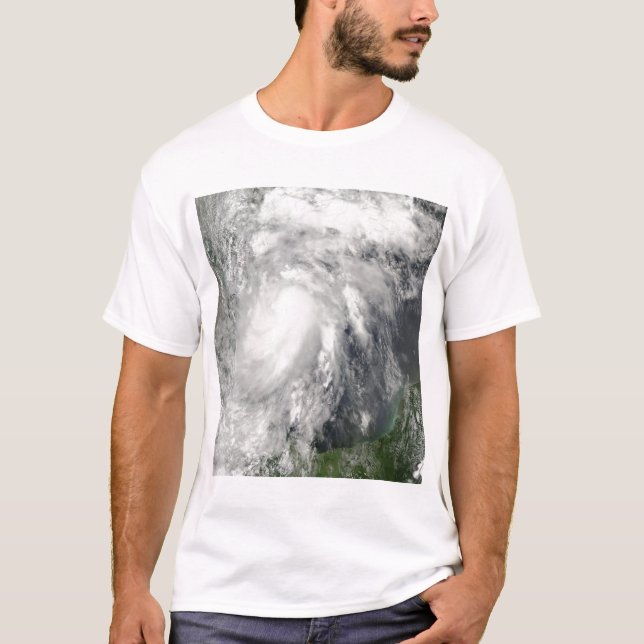 Tropical Storm Hermine Bukt i Mexiko T Shirt (Framsida)