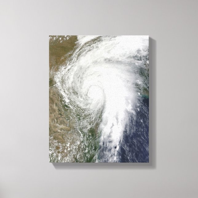 Tropical Storm Hermine över Texas Canvastryck (Framsida)