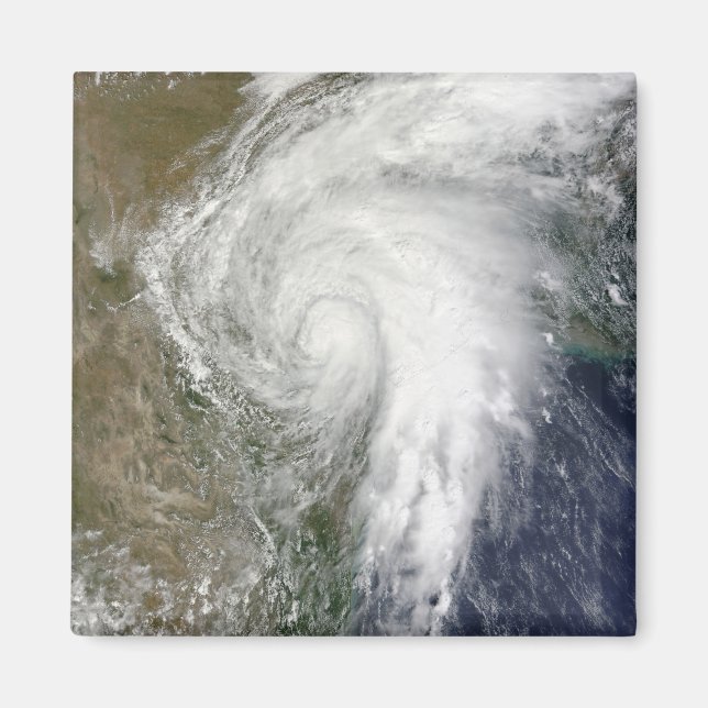 Tropical Storm Hermine över Texas Magnet (Framsidan)