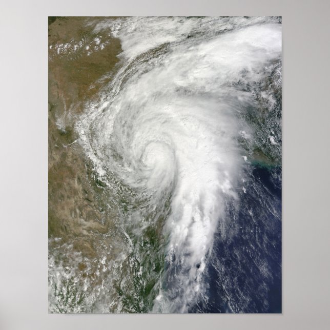 Tropical Storm Hermine över Texas Poster (Framsidan)