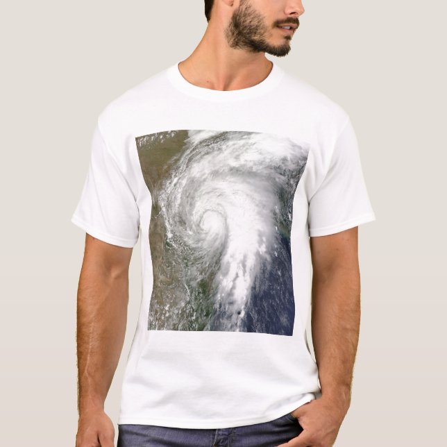 Tropical Storm Hermine över Texas Tee Shirt (Framsida)
